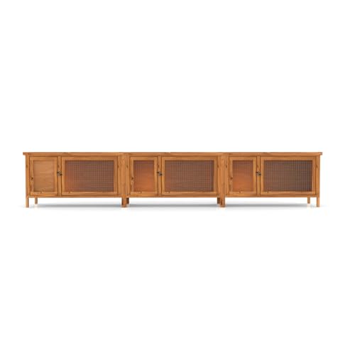 Orpington Stall für drinnen und draußen, komplett montiert, 2,7 m XXXL) von The Hutch Company