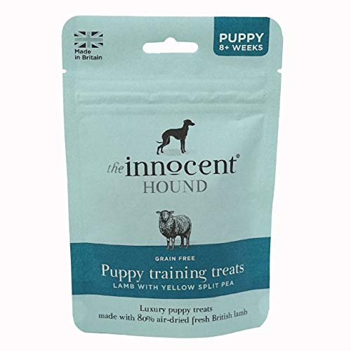 The Innocent Pet Care Company Welpen Training Leckereien - Lamm mit gelben Split Erbse Leckereien für Hunde 70g von The Innocent Hound