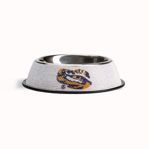 The Memory Company Lizenzierter NCAA Bling Team Logo Futternapf aus Edelstahl, Louisiana State University The Memory Company Lizenzierter NCAA Bling Team Logo Futternapf aus Edelstahl, Louisiana State University von The Memory Company
