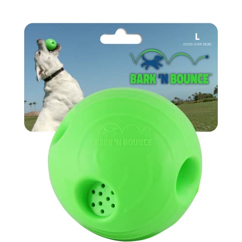 Bark N Bounce: Der interaktive Hundespielzeugball, der hüpft und lacht und die natürlichen Instinkte Ihres Hundes anregt. Alle Rassen, große Hunde über 13,6 kg von The Outdoor Optimist