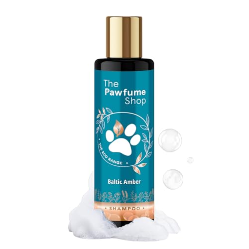 The Pawfume Shop Duftendes Hundeshampoo | Luxuriöse Fellpflege für Hunde mit baltischem Bernstein | Natürliche Inhaltsstoffe für makelloses Fell | nachhaltig und vegan | 250 ml von The Pawfume Shop