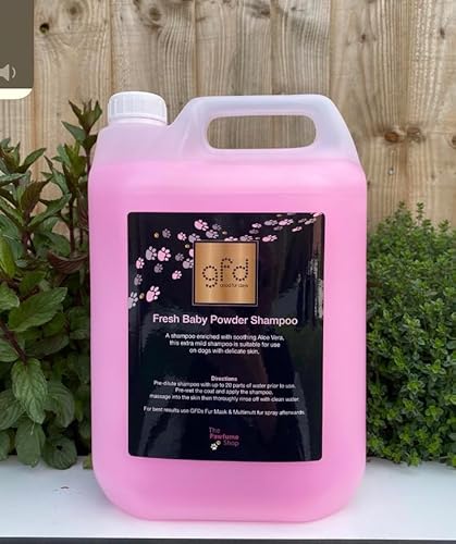 The Pawfume Shop Hundeshampoo mit Duft, luxuriöses Hundetoilette mit Babypuderduft, natürliche Inhaltsstoffe für makelloses Fell, nachhaltig und vegan, 5 Liter The Pawfume Shop Hundeshampoo mit Duft, luxuriöses Hundetoilette mit Babypuderduft, natürliche Inhaltsstoffe für makelloses Fell, nachhaltig und vegan, 5 Liter von The Pawfume Shop