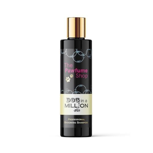 The Pawfume Shop Hundeshampoo mit Duft | Luxuriöse Hundetoilette mit einem Hund in einer Million | Natürliche Inhaltsstoffe für makelloses Fell – 250 ml von The Pawfume Shop