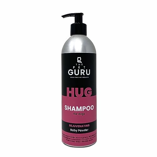 The Pet Guru HUG – Duftendes natürliches Haustier-Shampoo, 500 ml – verjüngender Babypuderfrischer Duft – Hundeshampoo – Fellpflege The Pet Guru HUG – Duftendes natürliches Haustier-Shampoo, 500 ml – verjüngender Babypuderfrischer Duft – Hundeshampoo – Fellpflege von THE PET GURU