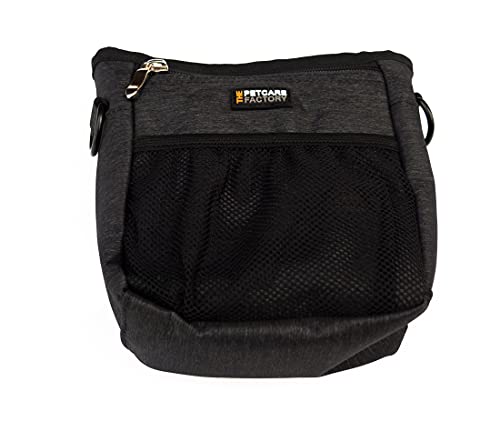 The Pooch Wanderbin, hygienische und diskrete Hundekot-Tragetasche mit zwei Fächern und Befestigungsmöglichkeiten von The Petcare Factory