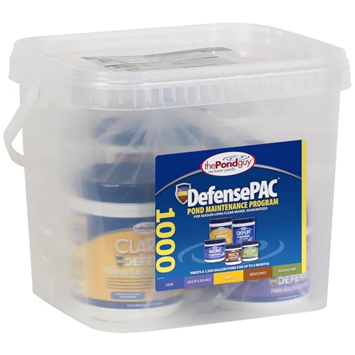 The Pond Guy DefensePAC 1000 nützliche Bakterien-Set, wassersichere Teichpflegeprodukte, natürliche Lösungen für Schlamm, Schlamm und trübes Wasser The Pond Guy DefensePAC 1000 nützliche Bakterien-Set, wassersichere Teichpflegeprodukte, natürliche Lösungen für Schlamm, Schlamm und trübes Wasser von The Pond Guy