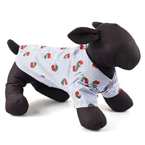 Worthy Dog Cherries Hunde-Shirt, Größe XS, Small von The Worthy Dog