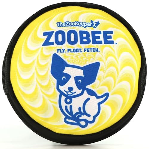 ZooBee Hundespielzeug mit fliegender Scheibe, sehfreundliche Farben, weich und langlebig, Frisbee für Outdoor-Spielen, Wasserapportieren und Poolspaß, sicher auf den Zähnen, schwimmendes ZooBee Hundespielzeug mit fliegender Scheibe, sehfreundliche Farben, weich und langlebig, Frisbee für Outdoor-Spielen, Wasserapportieren und Poolspaß, sicher auf den Zähnen, schwimmendes von The ZooKeeper