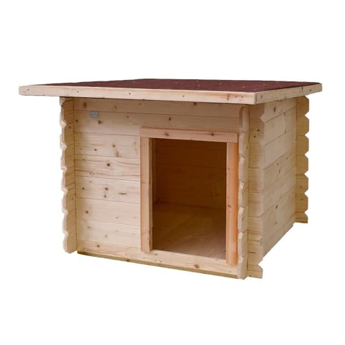 Hundehütte für den Außenbereich aus Holz Lilly 98 x 77 cm Hundehütte für den Außenbereich aus Holz Lilly 98 x 77 cm von TheGoodGarden