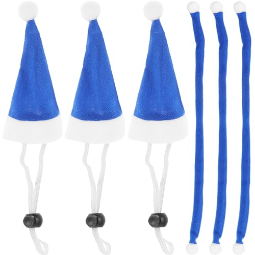 6 Stück Mini-Weihnachtsmützen, Weihnachtsmütze, Hühnermütze, Schal-Set, kleine Tiermütze, verstellbar, für Geflügel, Henne, Hahn, Hamster, Ente, Eidechse, Meerschweinchen 6 Stück Mini-Weihnachtsmützen, Weihnachtsmütze, Hühnermütze, Schal-Set, kleine Tiermütze, verstellbar, für Geflügel, Henne, Hahn, Hamster, Ente, Eidechse, Meerschweinchen von Theaque