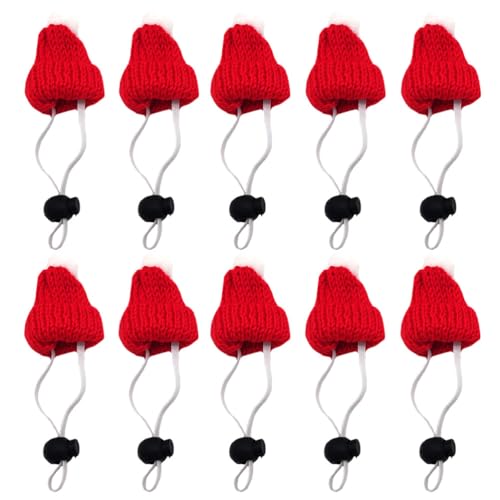 Mini-Weihnachtsmütze, Weihnachtsmütze, Hühnermütze, rot, für kleine Tiere, verstellbar, für Geflügel, Henne, Hahn, Hamster, Ente, Eidechse, Meerschweinchen Mini-Weihnachtsmütze, Weihnachtsmütze, Hühnermütze, rot, für kleine Tiere, verstellbar, für Geflügel, Henne, Hahn, Hamster, Ente, Eidechse, Meerschweinchen von Theaque
