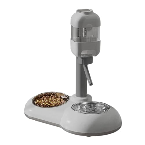 2-in-1-Hundenapf, Wasser-Futterspender für Haustiere, Welpen, Futterspender, leicht höhenverstellbar, Futter- und Wassernapf, verstellbare Futterspender 2-in-1-Hundenapf, Wasser-Futterspender für Haustiere, Welpen, Futterspender, leicht höhenverstellbar, Futter- und Wassernapf, verstellbare Futterspender von Thewasc
