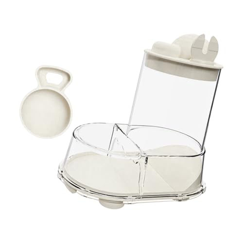 Abnehmbarer Hamster-Futterspender für kleine Tiere, transparent, für Haustiere, einfache Reinigung, Wartung, Kleintierfutterspender von Thewasc