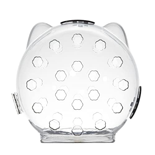 Atmungsaktiver Muzzles Astronautenhelm für Kätzchen, zum Pflegen und Trimmen von Katzen vor Beißen und Kauen von Thewasc