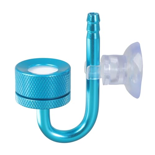 CO2-Diffusor aus Aluminiumlegierung mit Saugnapf zur Verbesserung der Blasenauflösung in Aquarien, Zubehör für Aquarien CO2-Diffusor aus Aluminiumlegierung mit Saugnapf zur Verbesserung der Blasenauflösung in Aquarien, Zubehör für Aquarien von Thewasc