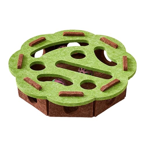 Filz Katzen Puzzle Spielzeug mit abnehmbaren Glocken Interaktives Puzzle Design Mental Stimulation Spiel Safe Box Katzen Interaktives Spielzeug Filz Katzen Puzzle Spielzeug mit abnehmbaren Glocken Interaktives Puzzle Design Mental Stimulation Spiel Safe Box Katzen Interaktives Spielzeug von Thewasc