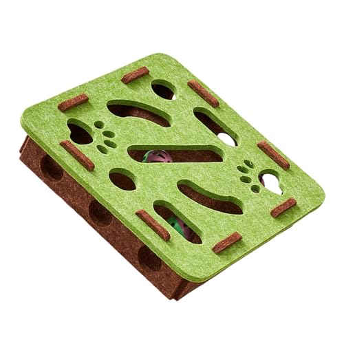 Filz Katzen Puzzle Spielzeug mit abnehmbaren Glocken Interaktives Puzzle Design Mental Stimulation Spiel Safe Box Katzen Interaktives Spielzeug Filz Katzen Puzzle Spielzeug mit abnehmbaren Glocken Interaktives Puzzle Design Mental Stimulation Spiel Safe Box Katzen Interaktives Spielzeug von Thewasc