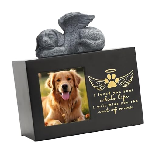 Haustier-Aschenbox mit Fotorahmen, für Erinnerungsstücke, Harze, Urnen für Asche und Fotos, Schlafzimmer, Andenken Haustier-Aschenbox mit Fotorahmen, für Erinnerungsstücke, Harze, Urnen für Asche und Fotos, Schlafzimmer, Andenken von Thewasc
