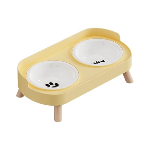Keramik-Haustiernäpfe für Futter und Wasser für Hunde und Katzen, Anti-Kipp-Design, Heimgebrauch, Futterspender und Wassernapf, Keramik-Haustiernapf von Thewasc