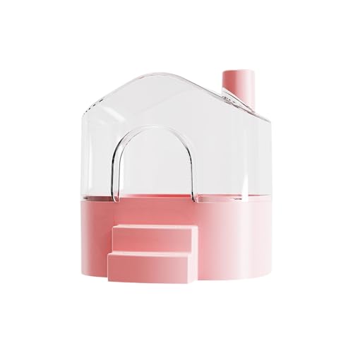 Thewasc Haltbarkeit ABS Hamster Sand Badehaus Hamster Badezimmer Hygienischer Lebensraum Zubehör für Reinigung Spielen und Entspannung Kleintierlebensraum Sandbad Haus von Thewasc
