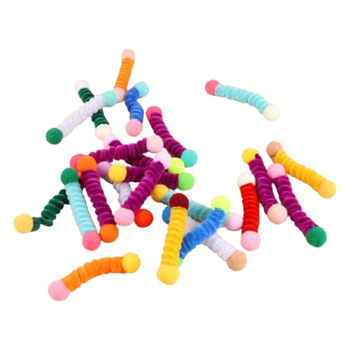 Thewasc Set mit 24 interaktiven Katzen-Teaser-Stick-Spielzeug-Set mit weichem Plüschball und spielerischer Feder für Indoor-Spielzeiten, lustige, weiche Plüsch-Katzen-Teaser-Streifen Thewasc Set mit 24 interaktiven Katzen-Teaser-Stick-Spielzeug-Set mit weichem Plüschball und spielerischer Feder für Indoor-Spielzeiten, lustige, weiche Plüsch-Katzen-Teaser-Streifen von Thewasc