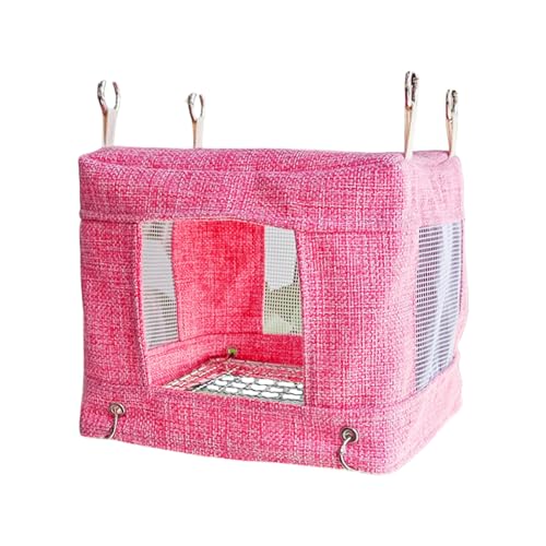 Thewasc Vogel Atmungsaktives Nest Vogelperch Stand Birdhouse Papageien Atmungsaktiv von Thewasc