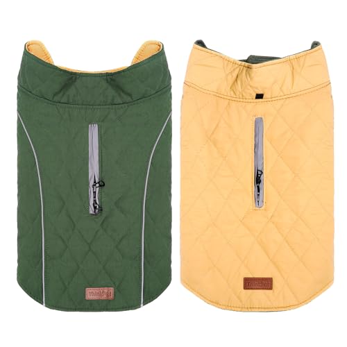 ThinkPet Hundemantel Outwear Winterjacke Hundepullover Winterkleidung Hundewintermantel ärmellose Kleine mittelgroße groß Hunde Klettverschluss Komfortabel Kragenloch Outdoor Reflexstreifen ThinkPet Hundemantel Outwear Winterjacke Hundepullover Winterkleidung Hundewintermantel ärmellose Kleine mittelgroße groß Hunde Klettverschluss Komfortabel Kragenloch Outdoor Reflexstreifen von ThinkPet
