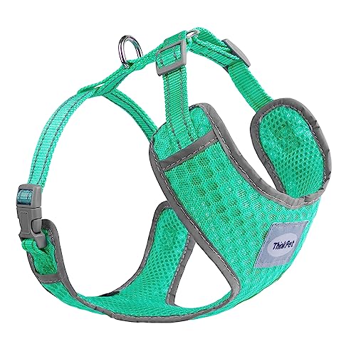 ThinkPet No-Pull Hundegeschirr Leine Set, Atmungsaktiv Brustgeschirr für Kleine Mittlere Große Hunde, Einstellbar Weich Laufgeschirre Sicher Kontrolle Gepolstert Reflektierendes Sicherheitsgeschirr ThinkPet No-Pull Hundegeschirr Leine Set, Atmungsaktiv Brustgeschirr für Kleine Mittlere Große Hunde, Einstellbar Weich Laufgeschirre Sicher Kontrolle Gepolstert Reflektierendes Sicherheitsgeschirr von ThinkPet