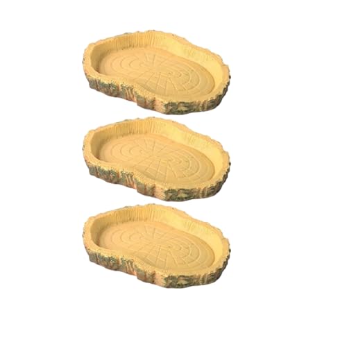 Thoquene 3 Stück Schildkröten Zubehör, Wasserschale Terrarium Flaches Wasserbecken Thoquene 3 Stück Schildkröten Zubehör, Wasserschale Terrarium Flaches Wasserbecken von Thoquene