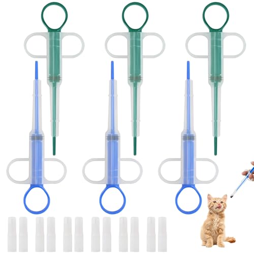 Thoquene 6 Stück Tablettengeber Katze, Tablettengeber für Katzen, Tablette Feeder Thoquene 6 Stück Tablettengeber Katze, Tablettengeber für Katzen, Tablette Feeder von Thoquene