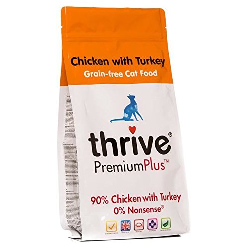 Gedeihen Premium Plus Huhn Mit Truthahn 1,5Kg (Packung mit 4) von Thrive