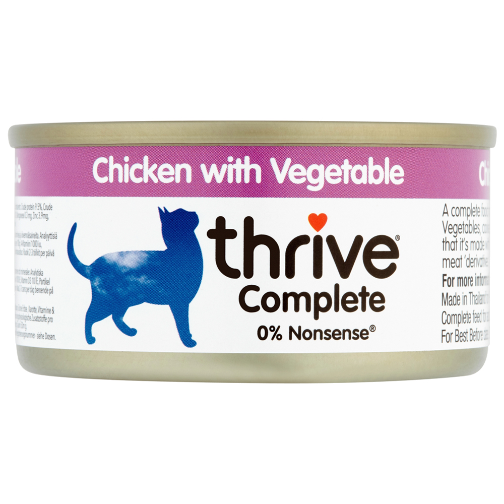 Sparpaket Thrive Complete 24 x 75 g - Huhn mit Gemüse Sparpaket Thrive Complete 24 x 75 g - Huhn mit Gemüse von Thrive