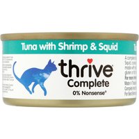 Sparpaket Thrive Complete 24 x 75 g - Thunfisch mit Garnelen & Tintenfisch von Thrive