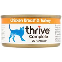 Thrive Cat Complete 12x75g Hühnerbrust & Truthahn von Thrive