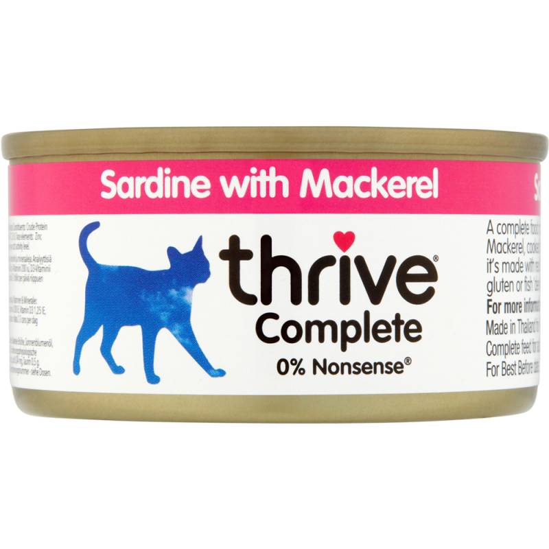 Thrive Complete 6 x 75 g - Sardine mit Makrele von Thrive