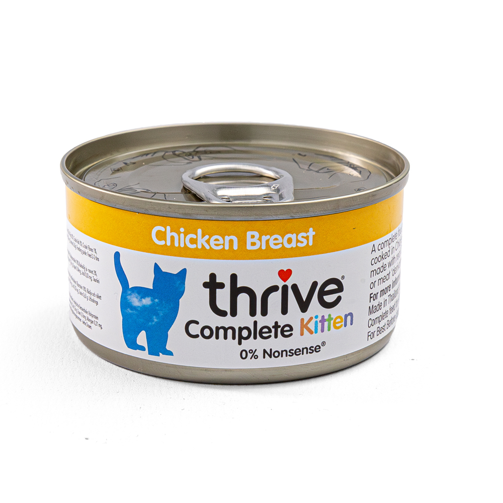 Thrive Complete Kitten 12 x 75 g - Huhn Thrive Complete Kitten 12 x 75 g - Huhn von Thrive