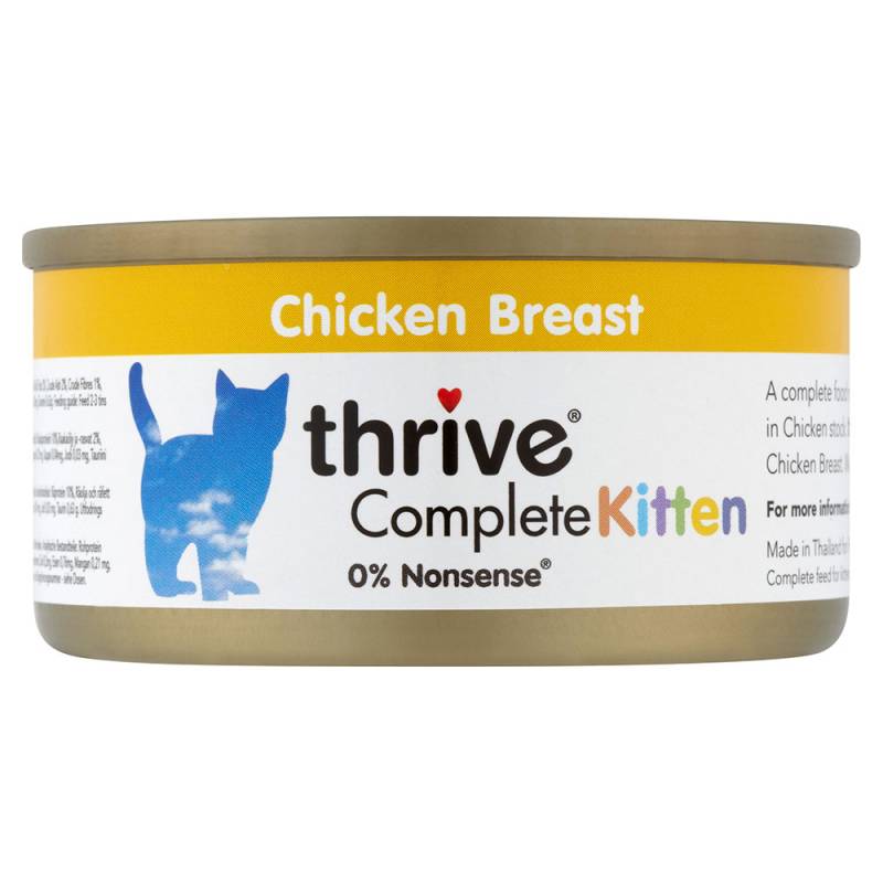 Thrive Complete Kitten 12 x 75 g - Huhn von Thrive