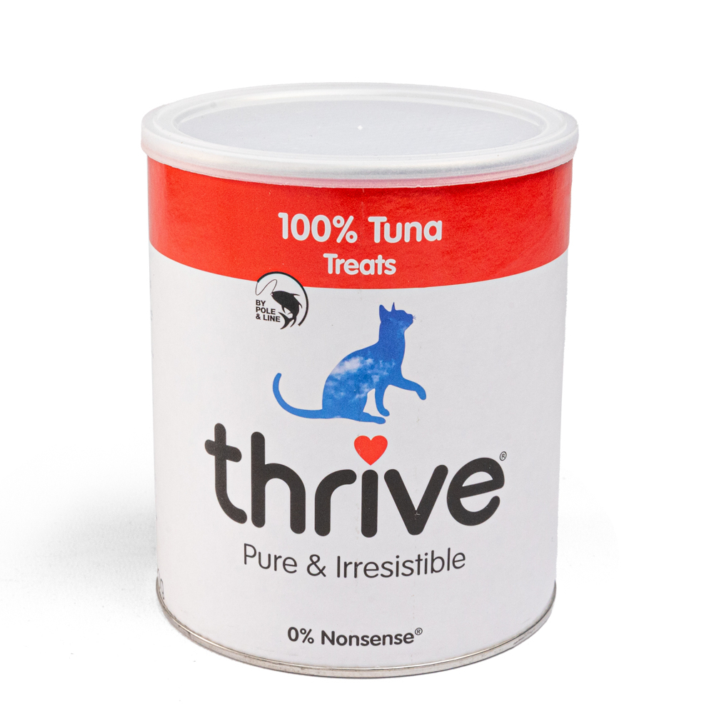 Thrive! Gefriergetrocknete Snacks Maxi Tube Thunfisch - Sparpaket 2 x 180 g von Thrive