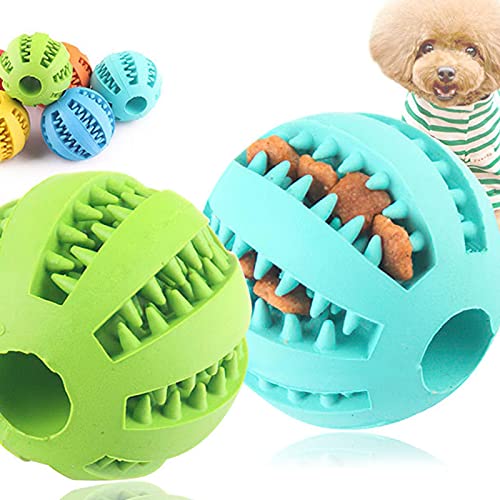 Molare Ball für Hunde, Maulspielzeug für Hunde aus Naturkautschuk, multifunktionale Zahnreinigung und Zahnfleischmassage, große und mittelgroße Hunde zur Reinigung von Zähnen und Bällen von Thrivinger