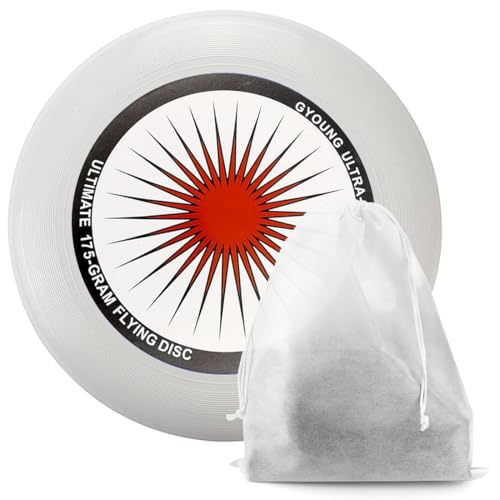 Outdoor-Wettkampf-Frisbee, Flying Ring, Professionelle Wurfscheibe, für Erwachsene, Kinder, Sport, Spiele und Spaß im Freien, Geeignet sowohl für Profi als auch für Casual Spieler, 175g, Rot+Tasche Outdoor-Wettkampf-Frisbee, Flying Ring, Professionelle Wurfscheibe, für Erwachsene, Kinder, Sport, Spiele und Spaß im Freien, Geeignet sowohl für Profi als auch für Casual Spieler, 175g, Rot+Tasche von Thryviel