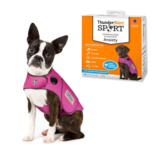 ThunderShirt Hundeweste für Hunde, Größe XS, Fuchsia, zur Linderung von Angstzuständen von Thundershirt