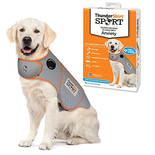 ThunderShirt Platinum Sport Weste für Hunde, zur Linderung von Angstzuständen, Größe XL von Thundershirt