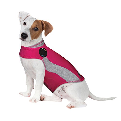 Thundershirt Beruhigungsweste, Hundemantel für ängstliche Hunde, Größe S, Polo pink, 99022 von Thundershirt