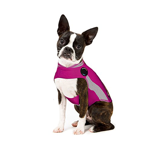 Thundershirt Beruhigungsweste, Hundemantel für ängstliche Hunde, Größe XS, Polo pink, 99021 von Thundershirt