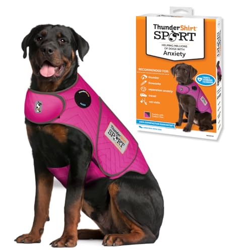Thundershirt Dogs Clothing Thundershirt Dog Anxiety Jacket, Fuchsia, XXL US von Thundershirt
