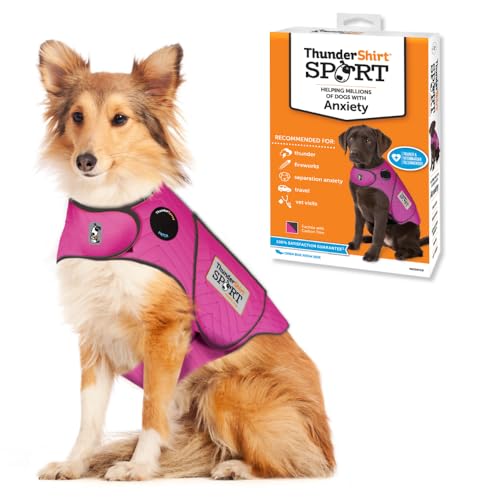 ThunderShirt Hundeweste für Hunde, Größe L, Fuchsia, zur Linderung von Angstzuständen ThunderShirt Hundeweste für Hunde, Größe L, Fuchsia, zur Linderung von Angstzuständen von Thundershirt