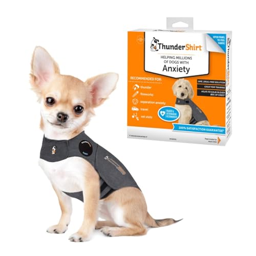 Thundershirt Hundemantel, Größe XXS, grau von Thundershirt