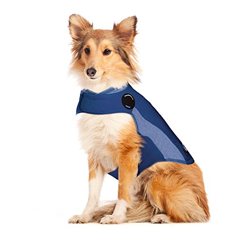 Thundershirt Bekleidung 819505011813-Parent pet shirts, blau, Large EU von Thundershirt