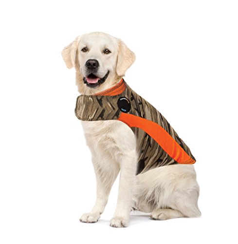 Thundershirt Polo-Shirt für Hunde, Angstzustände, von Tierärzten empfohlen zur Beruhigungslösung, Weste für Feuerwerk, Thunder, Reisen und Trennung, X-Large, Camouflage von Thundershirt