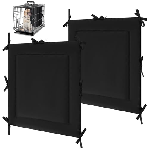 Thyle Trennwand für Hundekäfige, schwarz, dick, mit Bändern für Welpentraining (45,7 x 41,9 cm für 61 cm große Kiste) von Thyle